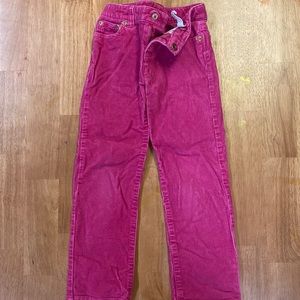 Ralph Lauren girls pink corduroy pants